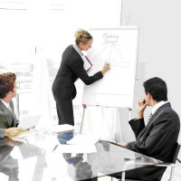 Showing marketing concepts